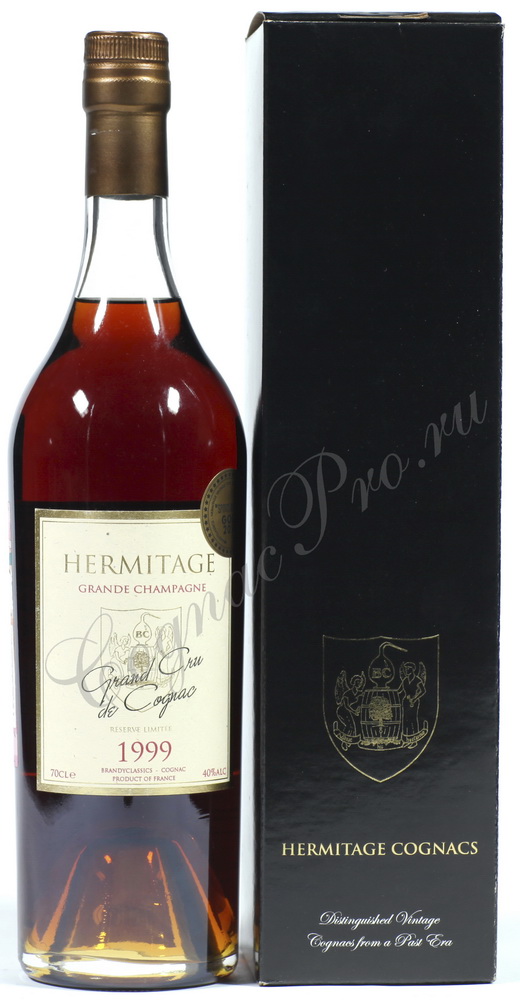 Cognac Hermitage 1999 Коньяк Эрмитаж 1999 года