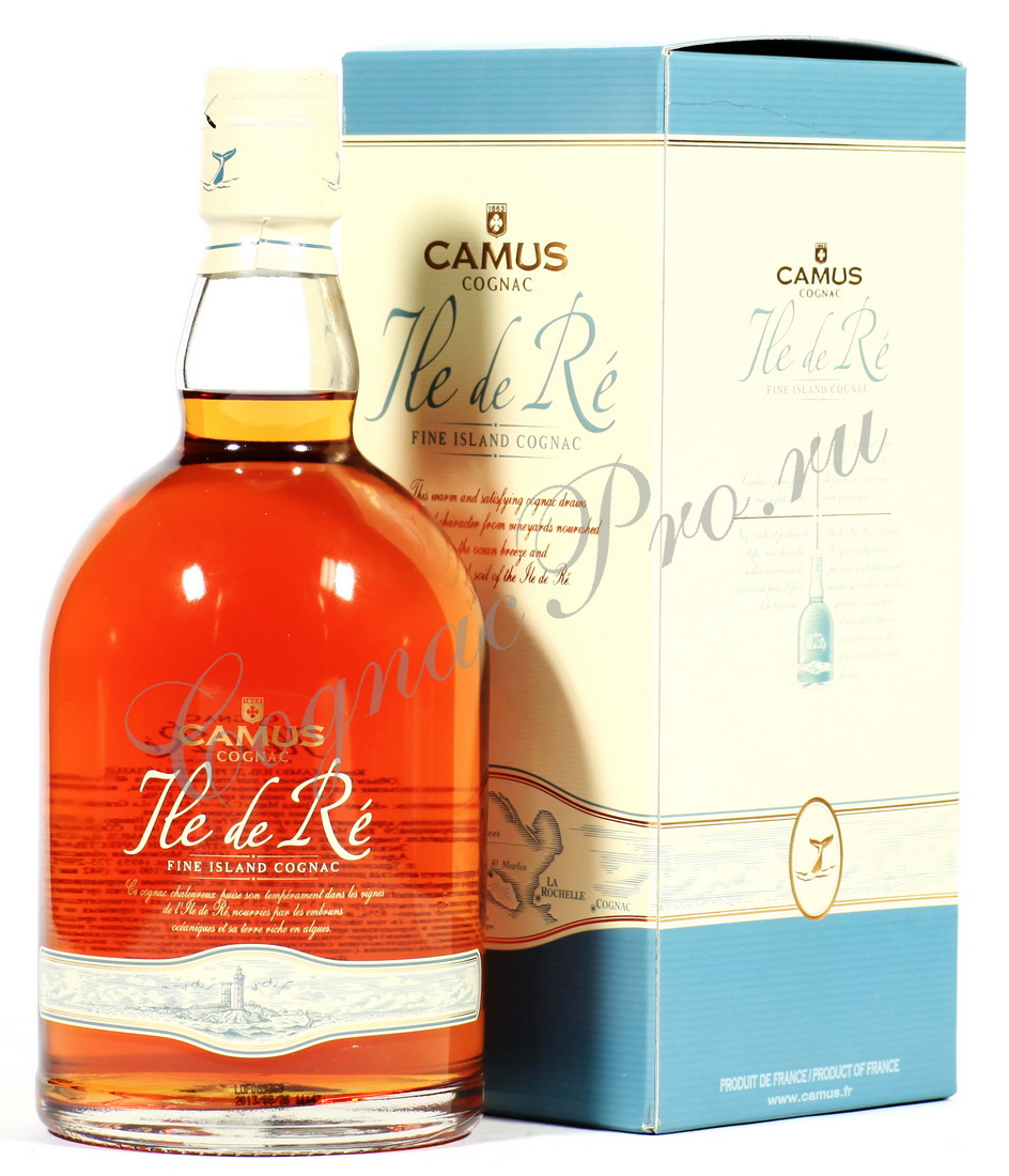 Коньяк Камю Иль-де-Ре Файн Айлэнд 0.7л п/у Купить Cognac Camus Ile de Re Fine Island 0.7l цена