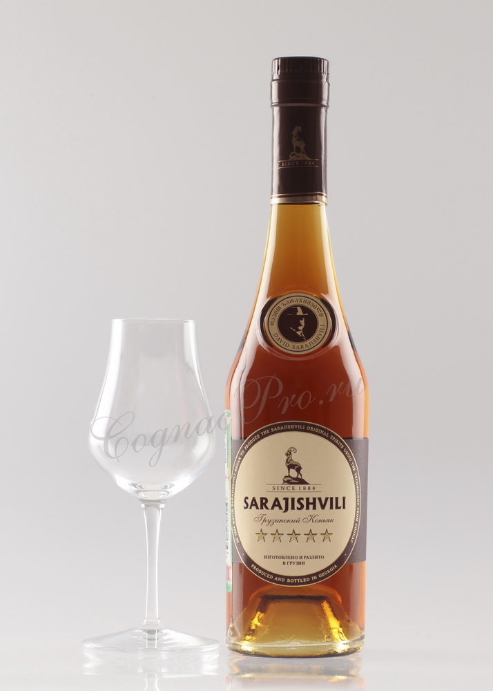 Коньяк Sarajishvili 5 звезд 0,5l